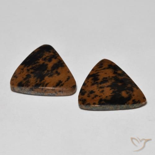 Gemme di Diaspro Multicolore naturale da 10.63 ct, Taglio trillion, Opaco