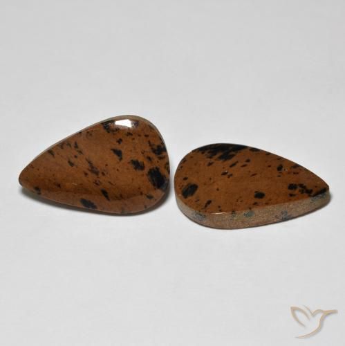 Gemme di Diaspro Multicolore naturale da 17.01 ct, Forma a pera, Opaco