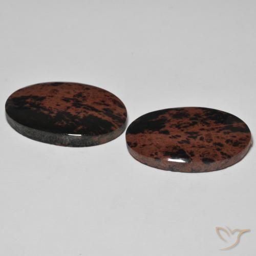 Gemme di Diaspro Multicolore naturale da 27.63 ct, Ovale, Opaco