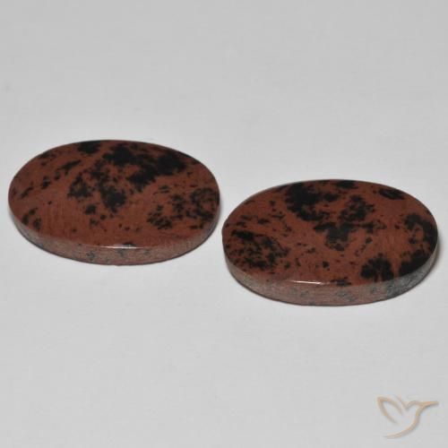 Gemme di Diaspro Multicolore naturale da 19.47 ct, Ovale, Opaco