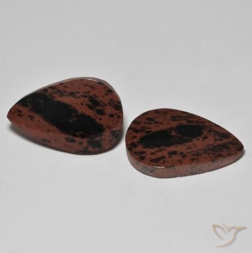 Gemme di Diaspro Multicolore naturale da 17.35 ct, Forma a pera, Opaco