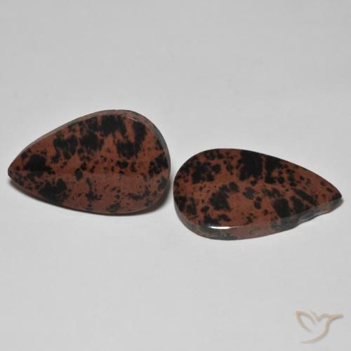 Gemme di Diaspro Multicolore naturale da 26.08 ct, Forma a pera, Opaco