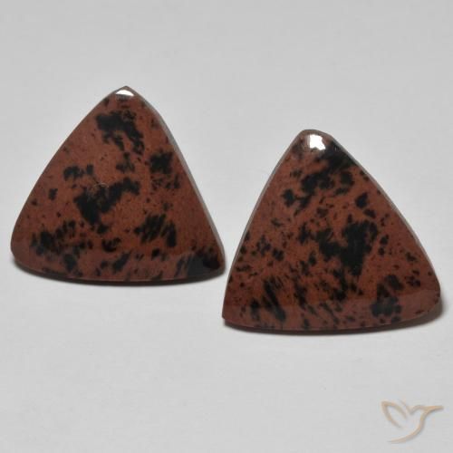 16.22ctw Naturale Multicolore Diaspro, Taglio trillion, Opaco