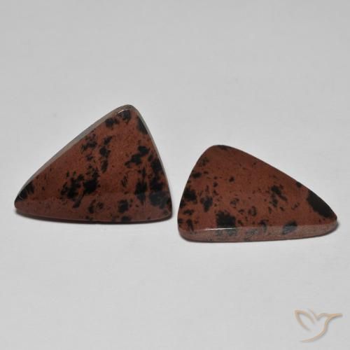 Gemme di Diaspro Multicolore naturale da 20.20 ct, Taglio trillion, Opaco