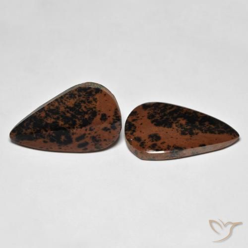 Gemme di Diaspro Multicolore naturale da 23.22 ct, Forma a pera, Opaco