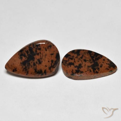 Gemme di Diaspro Multicolore naturale da 13.54 ct, Forma a pera, Opaco