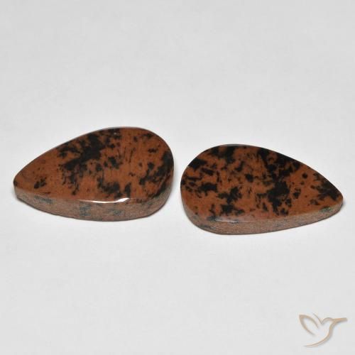 Gemme di Diaspro Multicolore naturale da 13.54 ct, Forma a pera, Opaco