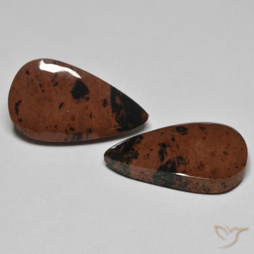 Gemme di Diaspro Multicolore naturale da 15.86 ct, Forma a pera, Opaco