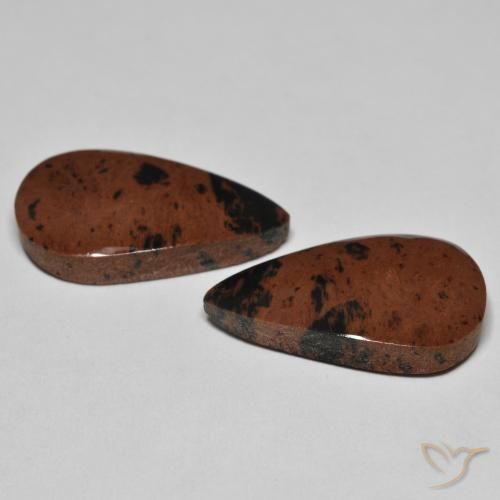 Gemme di Diaspro Multicolore naturale da 15.86 ct, Forma a pera, Opaco