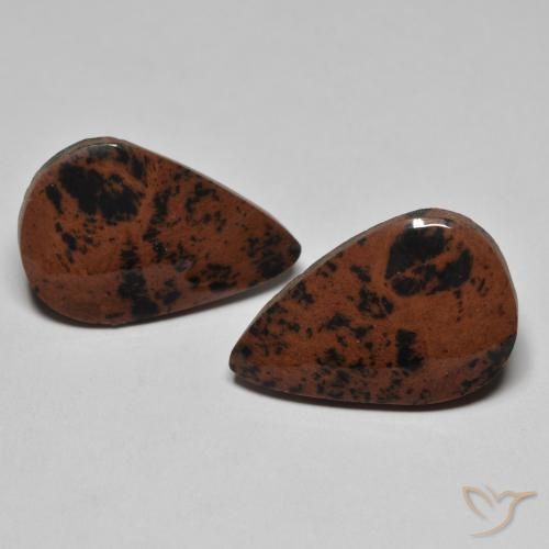 Gemme di Diaspro Multicolore naturale da 15.36 ct, Forma a pera, Opaco