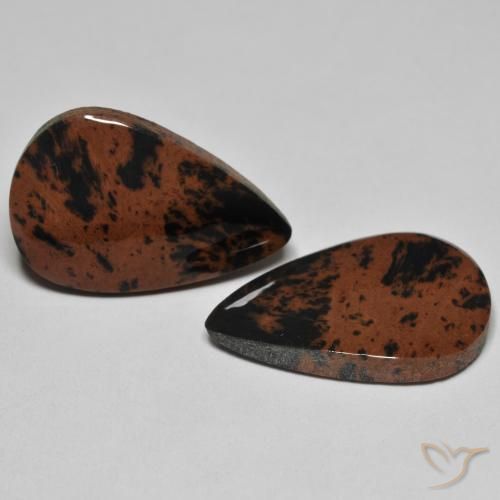 Gemme di Diaspro Multicolore naturale da 19.54 ct, Forma a pera, Opaco