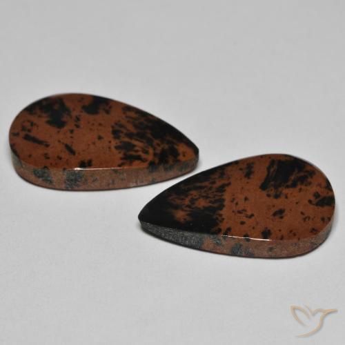Gemme di Diaspro Multicolore naturale da 19.54 ct, Forma a pera, Opaco