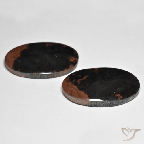 Gemme di Diaspro Multicolore naturale da 32.30 ct, Ovale, Opaco