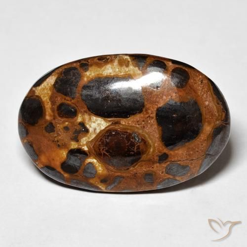 19.43ct Naturale Multicolore Diaspro, Ovale, Opaco