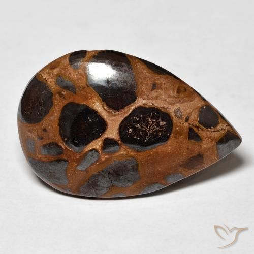 Diaspro Multicolore naturale da 18.20 ct, Forma a pera, Opaco