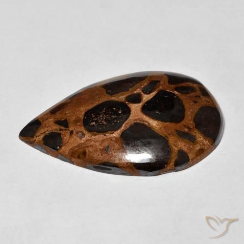 Diaspro Multicolore naturale da 18.20 ct, Forma a pera, Opaco