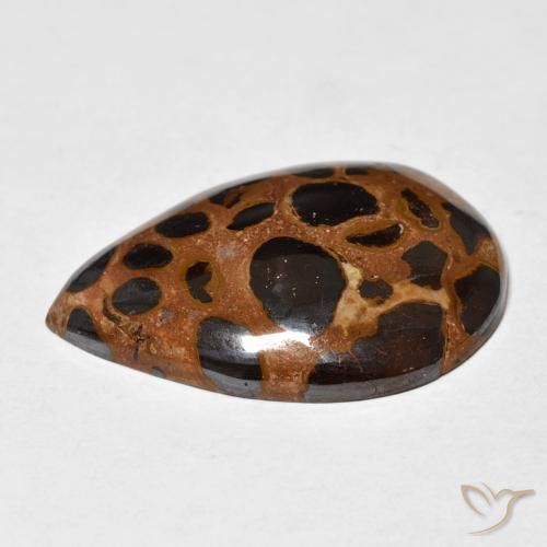 Diaspro Multicolore naturale da 21.66 ct, Forma a pera, Opaco