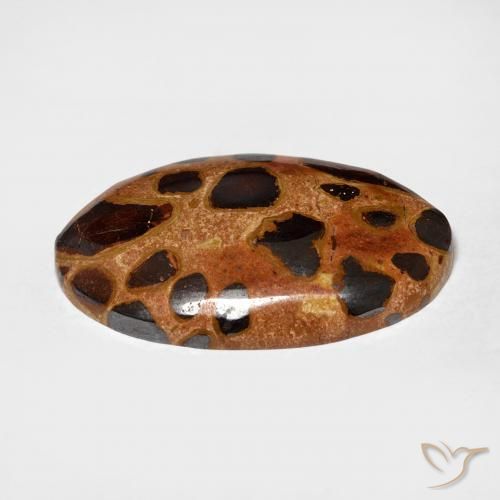 Diaspro Multicolore naturale da 15.06 ct, Ovale, Opaco
