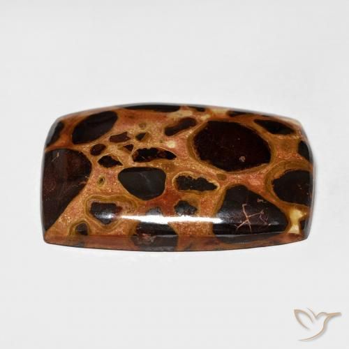 Diaspro Multicolore naturale da 20.65 ct, Cuscino, Opaco