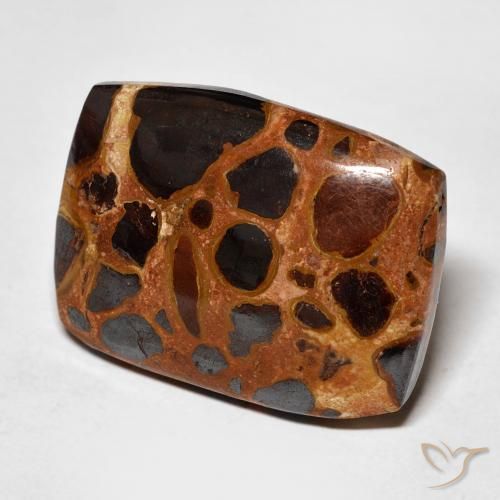 Diaspro Multicolore naturale da 18.87 ct, Cuscino, Opaco
