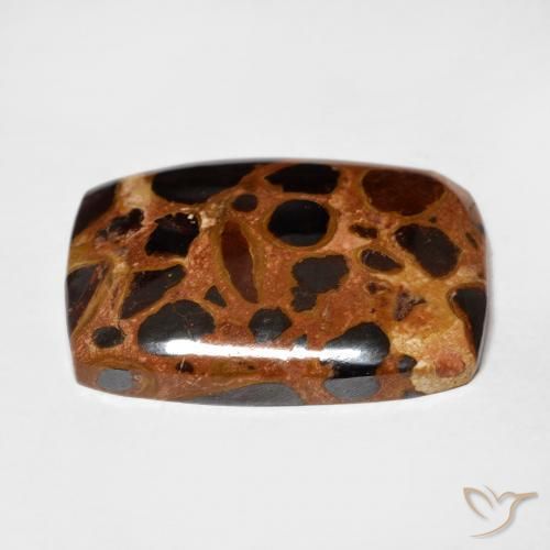 Diaspro Multicolore naturale da 18.87 ct, Cuscino, Opaco