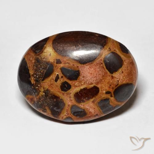 14.26ct Naturale Multicolore Diaspro, Ovale, Opaco