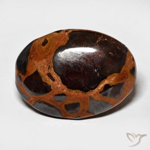 13.64ct Naturale Multicolore Diaspro, Ovale, Opaco