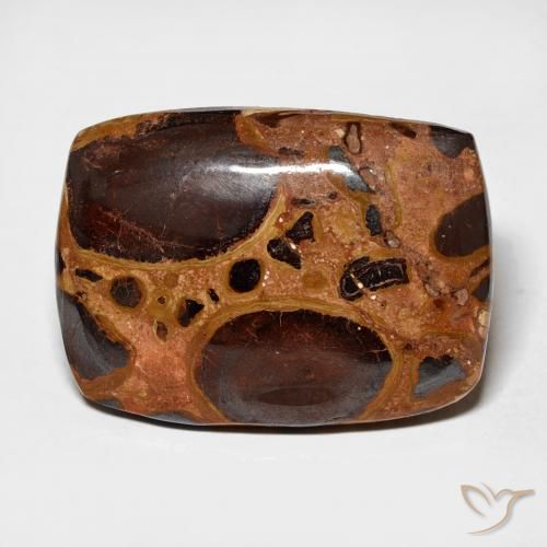 17.46ct Naturale Multicolore Diaspro, Cuscino, Opaco