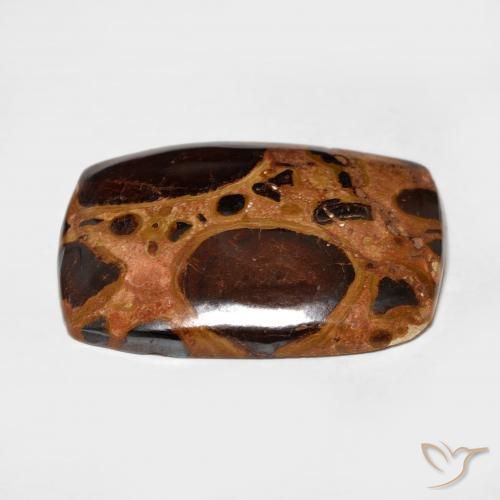 Diaspro Multicolore naturale da 17.46 ct, Cuscino, Opaco