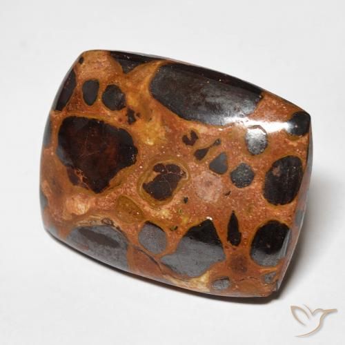 Diaspro Multicolore naturale da 19.46 ct, Cuscino, Opaco