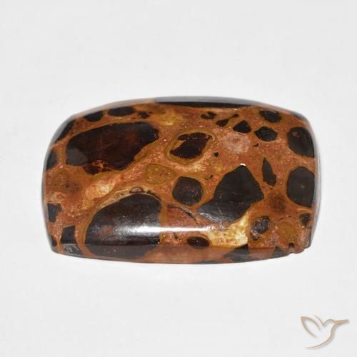 Diaspro Multicolore naturale da 19.46 ct, Cuscino, Opaco