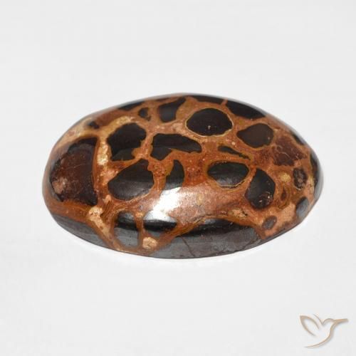 Diaspro Multicolore naturale da 25.43 ct, Ovale, Opaco
