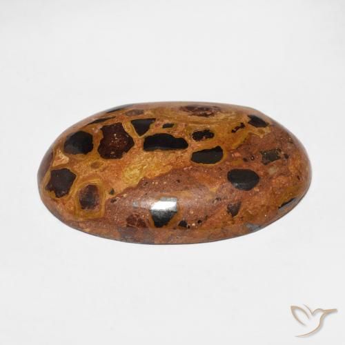 Diaspro Multicolore naturale da 13.09 ct, Ovale, Opaco
