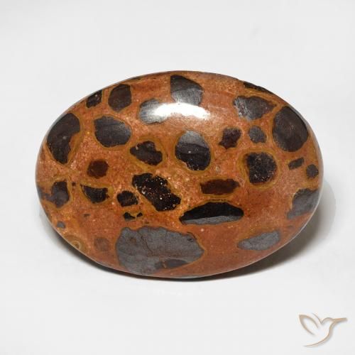 17.25ct Naturale Multicolore Diaspro, Ovale, Opaco