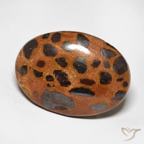 Diaspro Multicolore naturale da 17.25 ct, Ovale, Opaco