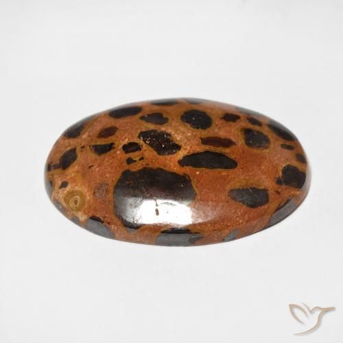 Diaspro Multicolore naturale da 17.25 ct, Ovale, Opaco