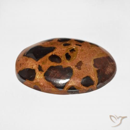 Diaspro Multicolore naturale da 17.08 ct, Ovale, Opaco