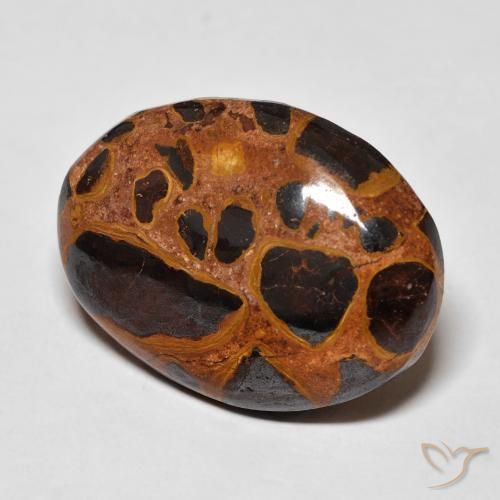 Diaspro Multicolore naturale da 17.26 ct, Ovale, Opaco