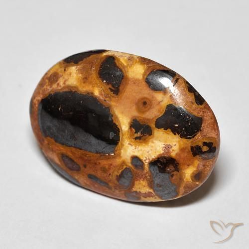 Diaspro Multicolore naturale da 12.26 ct, Ovale, Opaco