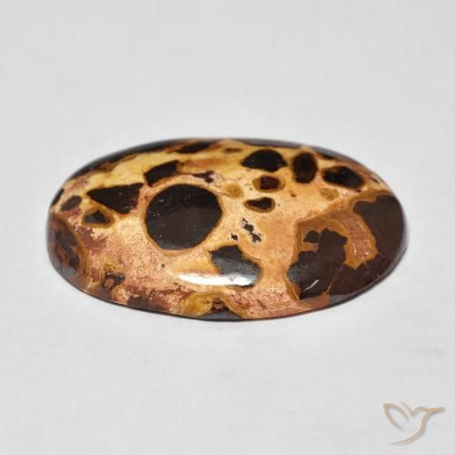 Diaspro Multicolore naturale da 16.03 ct, Ovale, Opaco