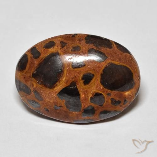 13.01ct Naturale Multicolore Diaspro, Ovale, Opaco