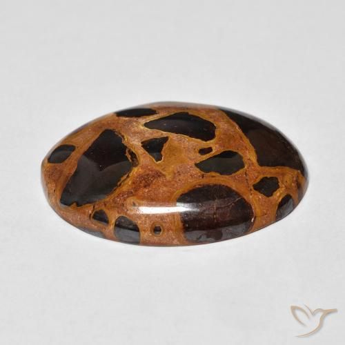 Diaspro Multicolore naturale da 18.67 ct, Ovale, Opaco