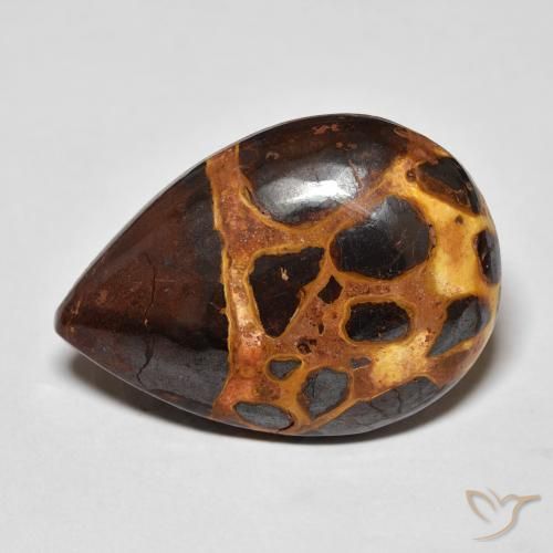 17.96ct Naturale Multicolore Diaspro, Forma a pera, Opaco