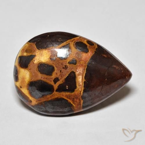 Diaspro Multicolore naturale da 17.96 ct, Forma a pera, Opaco