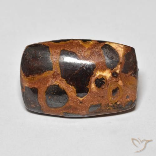 17.12ct Naturale Multicolore Diaspro, Cuscino, Opaco
