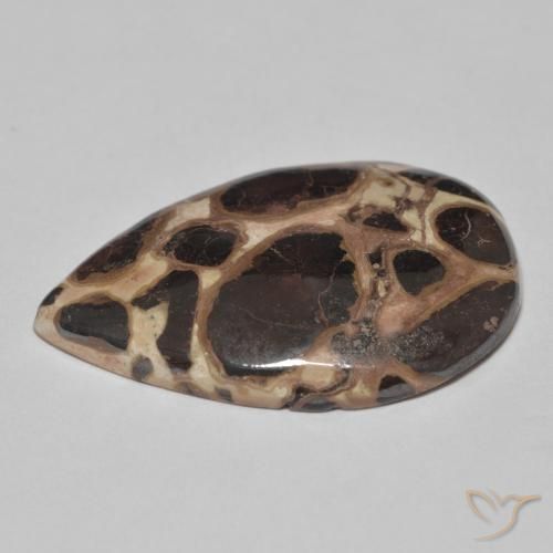 Diaspro Multicolore naturale da 18.58 ct, Forma a pera, Opaco
