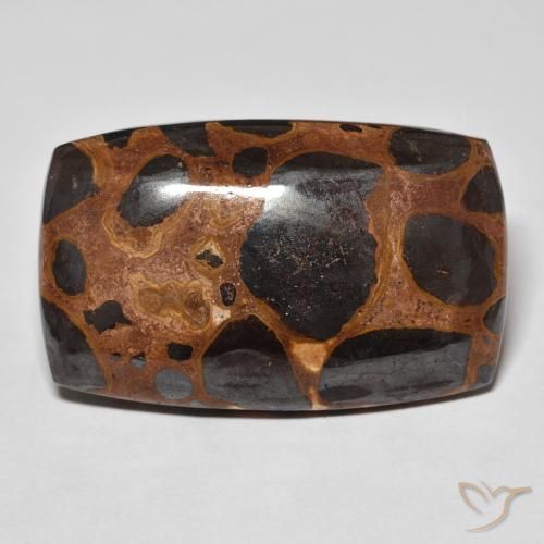 32.40ct Naturale Multicolore Diaspro, Cuscino, Opaco