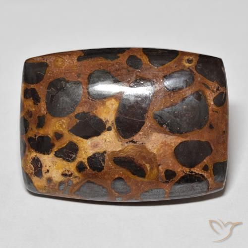 42.68ct Naturale Multicolore Diaspro, Cuscino, Opaco