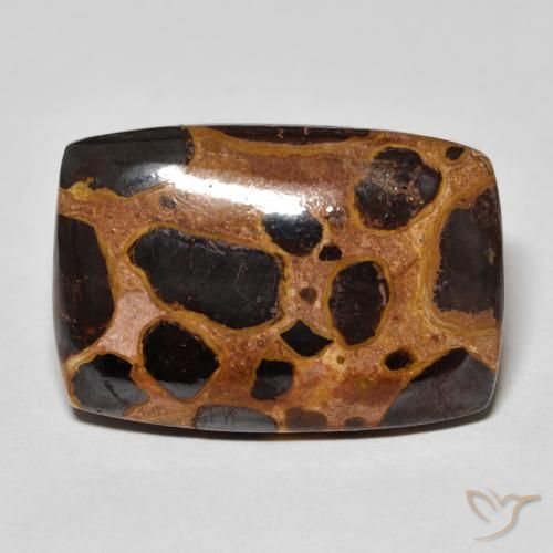 18.44ct Naturale Multicolore Diaspro, Cuscino, Opaco