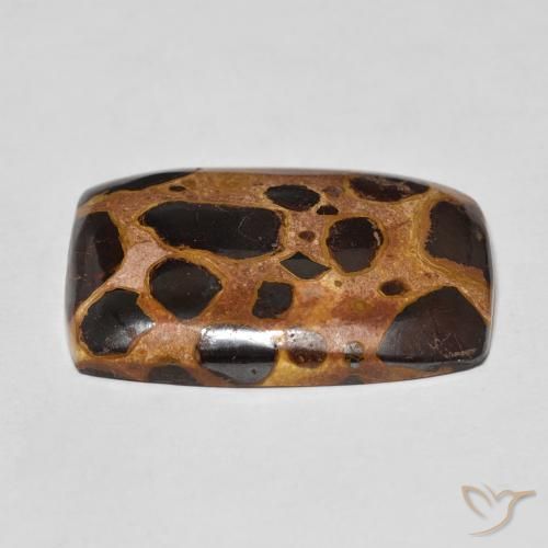 Diaspro Multicolore naturale da 18.44 ct, Cuscino, Opaco